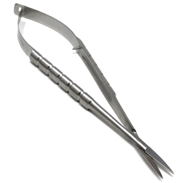 A2Z Scilab Castroviejo Micro Scissors 5.5" Straight, Round Handle A2Z-ZR543 - main
